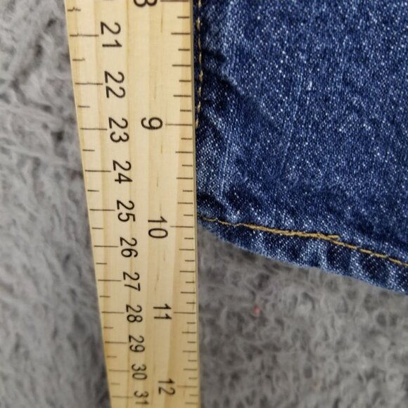 Levis Jeans Mens 40 Blue High Rise Relaxed Fit Tapered Leg Denim Shorts - Picture 7 of 15